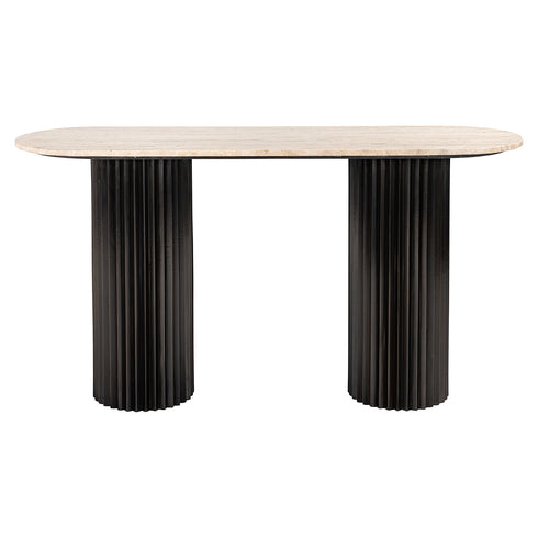 Hampson Cream & Black Console Table